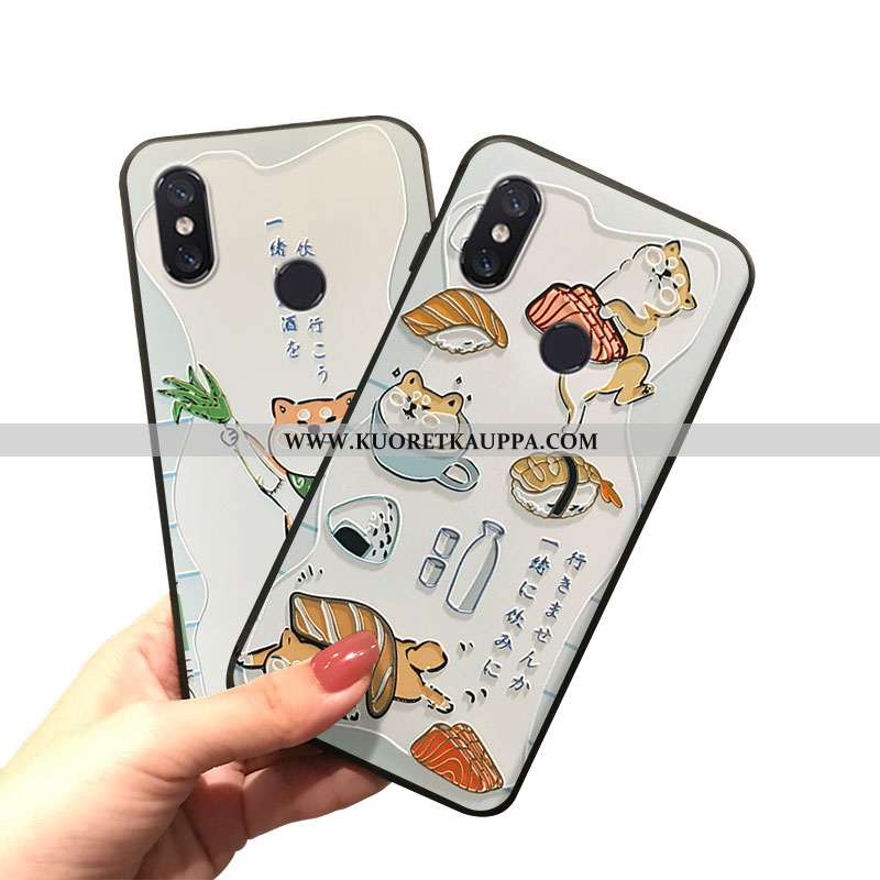 Kuori Xiaomi Mi 8, Kuoret Xiaomi Mi 8, Kotelo Xiaomi Mi 8 Luova Sarjakuva Pieni Ihana Pehmeä Neste K