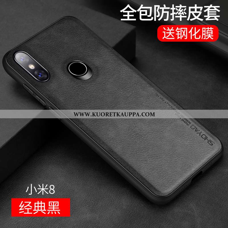 Kuori Xiaomi Mi 8, Kuoret Xiaomi Mi 8, Kotelo Xiaomi Mi 8 Nahkakuori Läpinäkyvä Kukkakuvio Suuntaus 