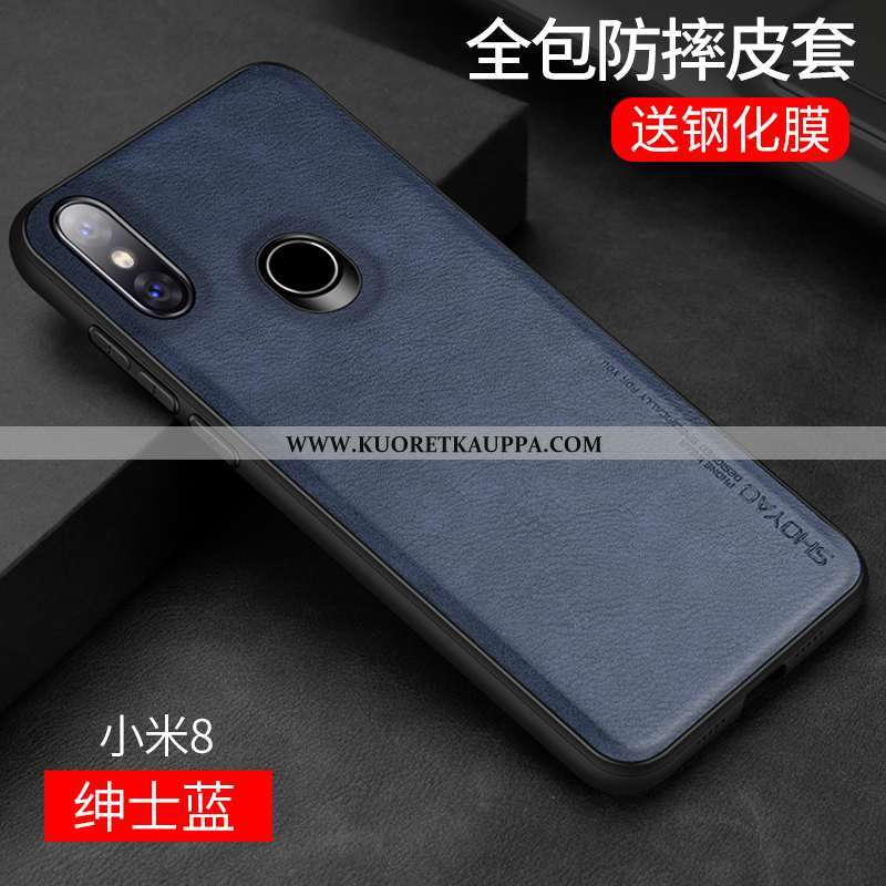 Kuori Xiaomi Mi 8, Kuoret Xiaomi Mi 8, Kotelo Xiaomi Mi 8 Nahkakuori Läpinäkyvä Kukkakuvio Suuntaus 