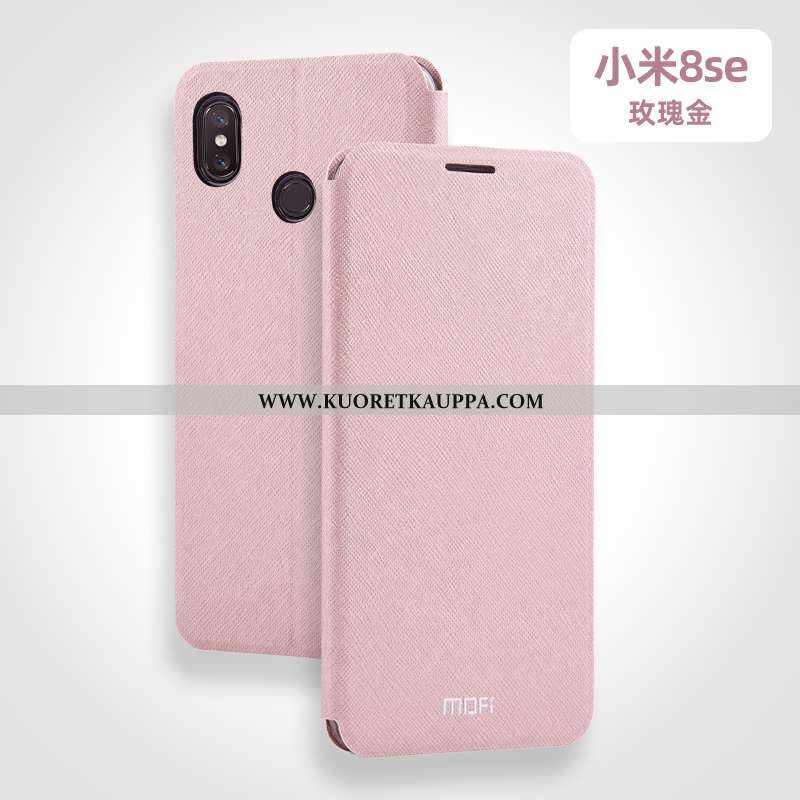 Kuori Xiaomi Mi 8, Kuoret Xiaomi Mi 8, Kotelo Xiaomi Mi 8 Nahkakuori Pehmeä Neste Kova Simpukka Muok