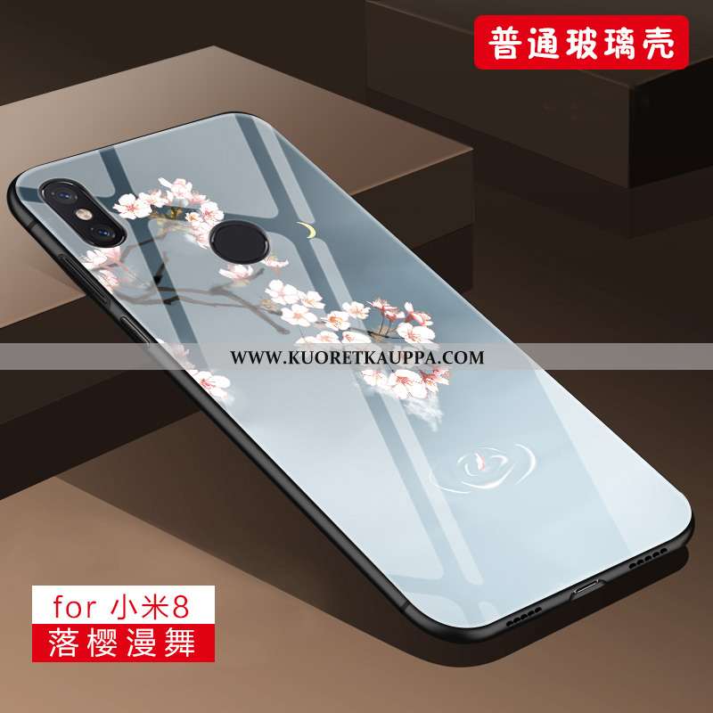 Kuori Xiaomi Mi 8, Kuoret Xiaomi Mi 8, Kotelo Xiaomi Mi 8 Pehmeä Neste Silikoni Puhelimen Violetti