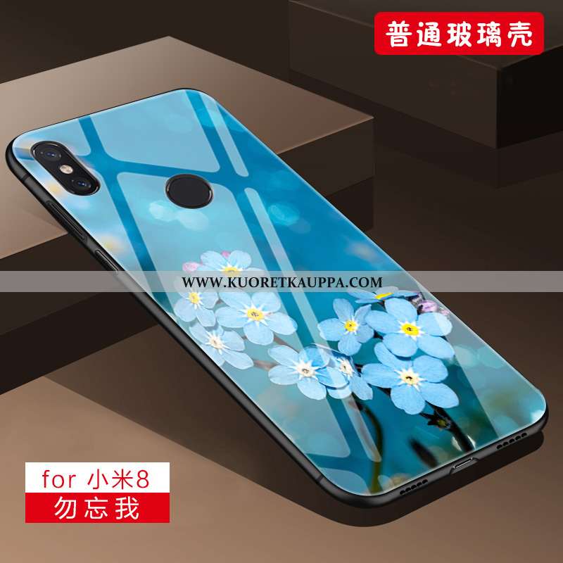 Kuori Xiaomi Mi 8, Kuoret Xiaomi Mi 8, Kotelo Xiaomi Mi 8 Pehmeä Neste Silikoni Puhelimen Violetti