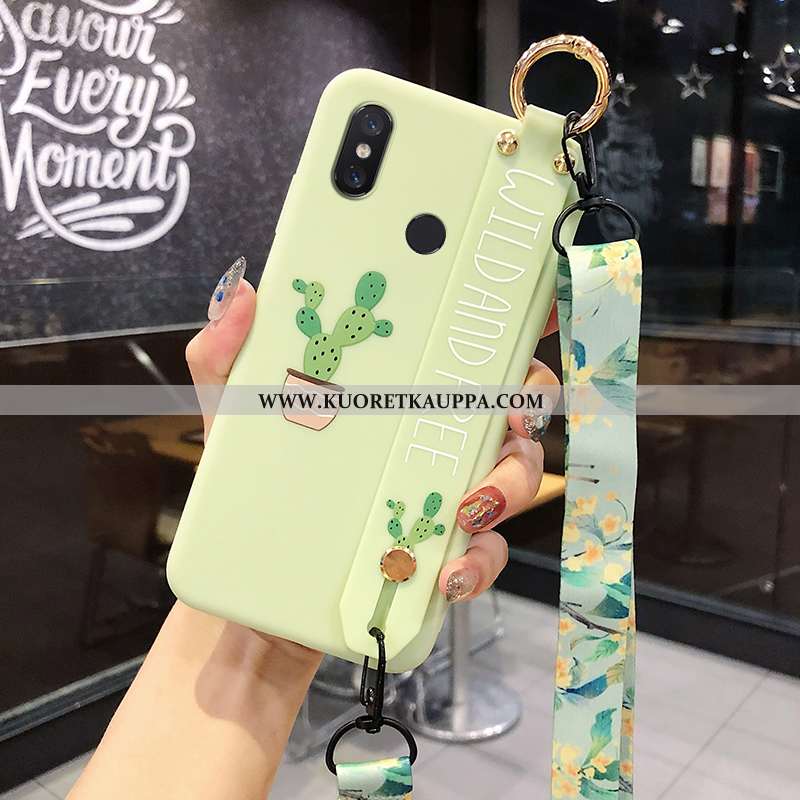 Kuori Xiaomi Mi 8, Kuoret Xiaomi Mi 8, Kotelo Xiaomi Mi 8 Pehmeä Neste Silikoni Ripustettava Kaula H