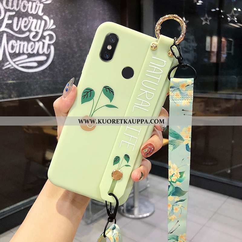 Kuori Xiaomi Mi 8, Kuoret Xiaomi Mi 8, Kotelo Xiaomi Mi 8 Pehmeä Neste Silikoni Ripustettava Kaula H