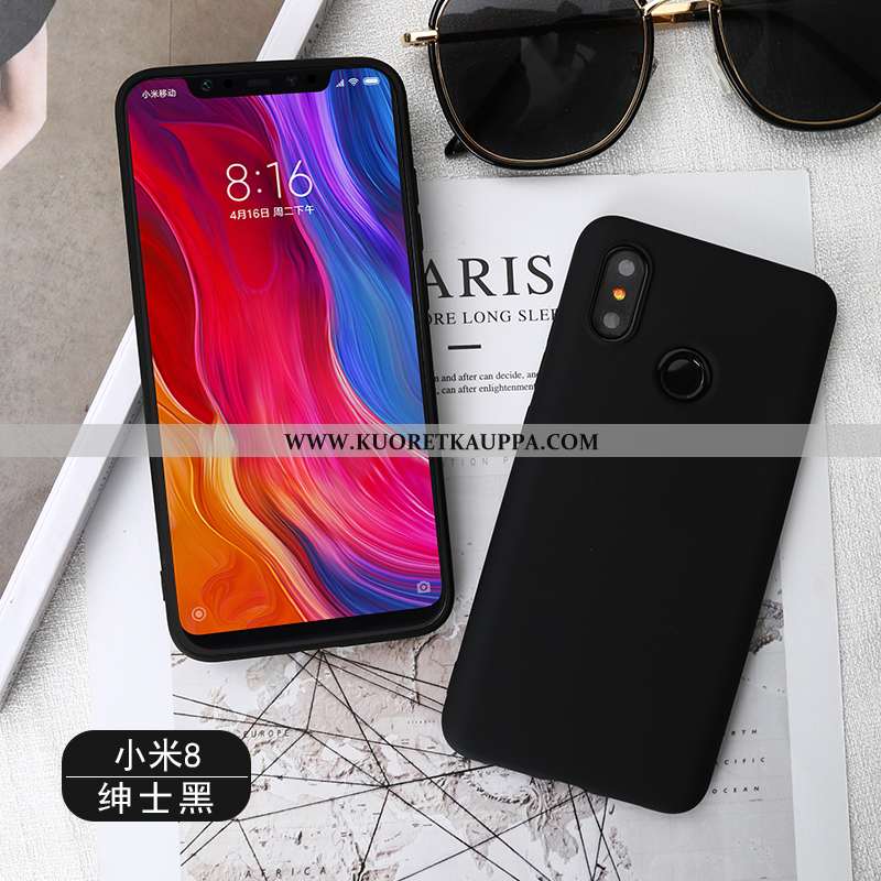 Kuori Xiaomi Mi 8, Kuoret Xiaomi Mi 8, Kotelo Xiaomi Mi 8 Pehmeä Neste Silikoni Sininen Puhelimen Al