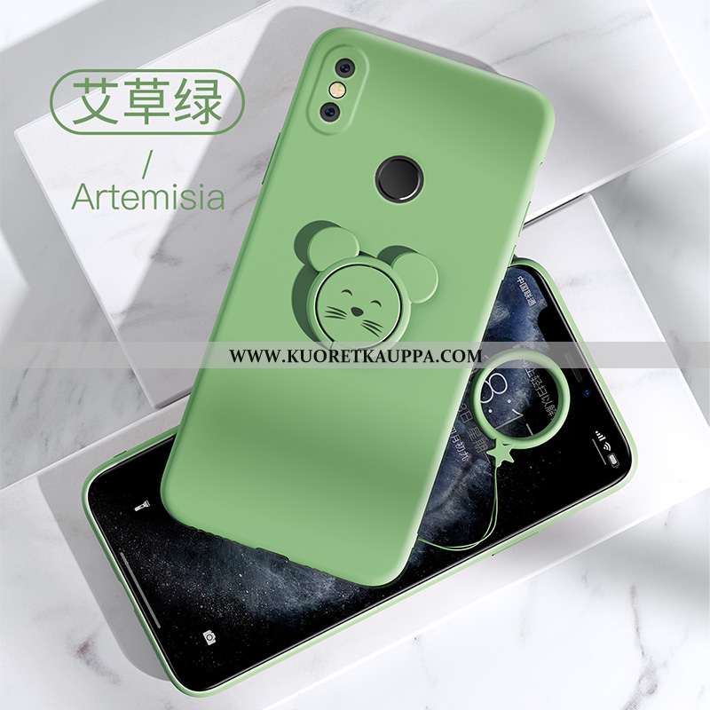 Kuori Xiaomi Mi 8, Kuoret Xiaomi Mi 8, Kotelo Xiaomi Mi 8 Pehmeä Neste Suojaus Ylellisyys Vihreä