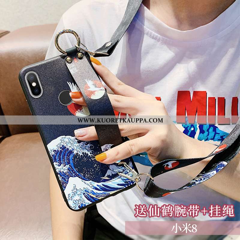Kuori Xiaomi Mi 8, Kuoret Xiaomi Mi 8, Kotelo Xiaomi Mi 8 Ripustettavat Koristeet Ripustettava Kaula