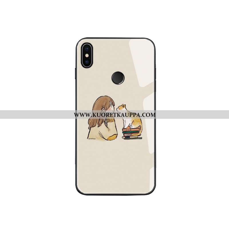 Kuori Xiaomi Mi 8, Kuoret Xiaomi Mi 8, Kotelo Xiaomi Mi 8 Sarjakuva Ihana Kukkakuvio Nuoret Luova Ke