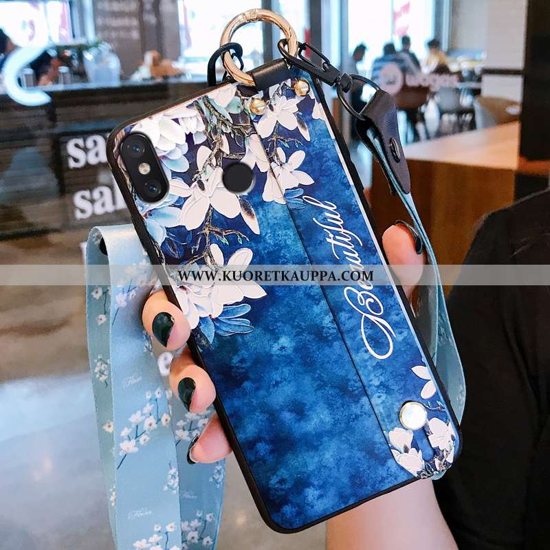 Kuori Xiaomi Mi 8, Kuoret Xiaomi Mi 8, Kotelo Xiaomi Mi 8 Silikoni Suojaus Yksinkertainen Tila Sinin