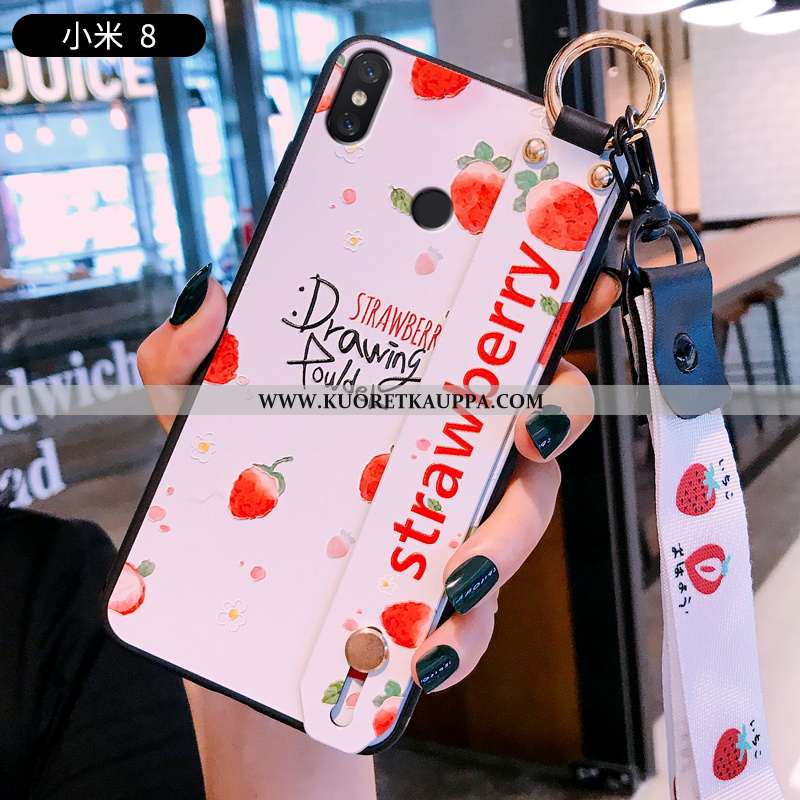 Kuori Xiaomi Mi 8, Kuoret Xiaomi Mi 8, Kotelo Xiaomi Mi 8 Silikoni Suojaus Yksinkertainen Tila Sinin