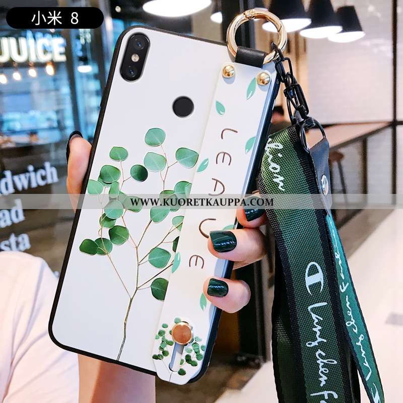 Kuori Xiaomi Mi 8, Kuoret Xiaomi Mi 8, Kotelo Xiaomi Mi 8 Silikoni Suojaus Yksinkertainen Tila Sinin