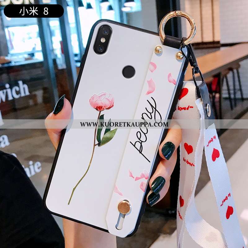 Kuori Xiaomi Mi 8, Kuoret Xiaomi Mi 8, Kotelo Xiaomi Mi 8 Silikoni Suojaus Yksinkertainen Tila Sinin