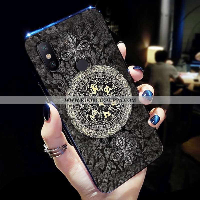 Kuori Xiaomi Mi 8, Kuoret Xiaomi Mi 8, Kotelo Xiaomi Mi 8 Suojaus Luova Sininen Silikoni Puhelimen