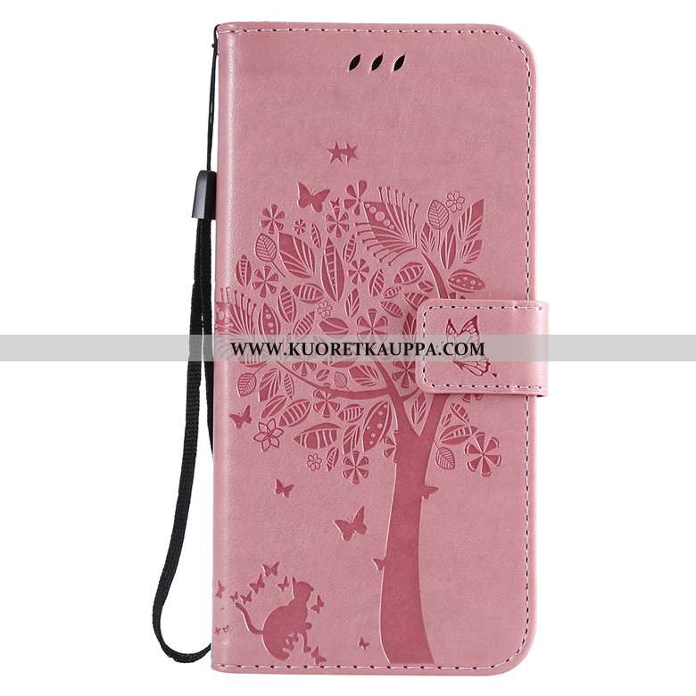 Kuori Xiaomi Mi 8, Kuoret Xiaomi Mi 8, Kotelo Xiaomi Mi 8 Suojaus Nahkakuori Pieni Pinkki