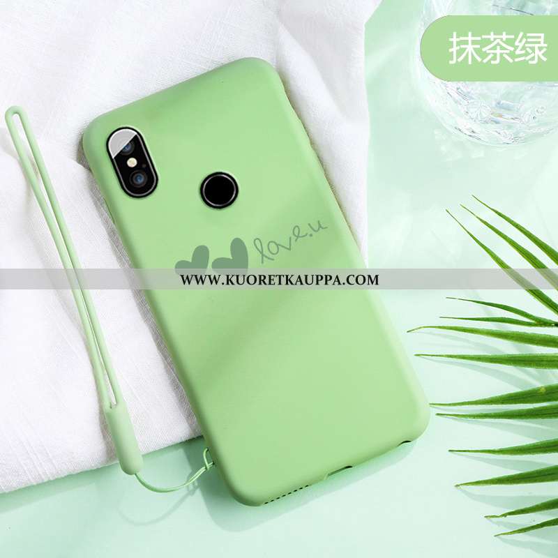 Kuori Xiaomi Mi 8, Kuoret Xiaomi Mi 8, Kotelo Xiaomi Mi 8 Suuntaus Pehmeä Neste Suojaus Pieni Punain