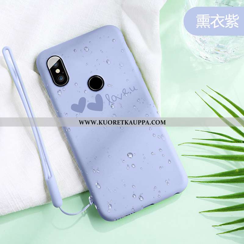 Kuori Xiaomi Mi 8, Kuoret Xiaomi Mi 8, Kotelo Xiaomi Mi 8 Suuntaus Pehmeä Neste Suojaus Pieni Punain