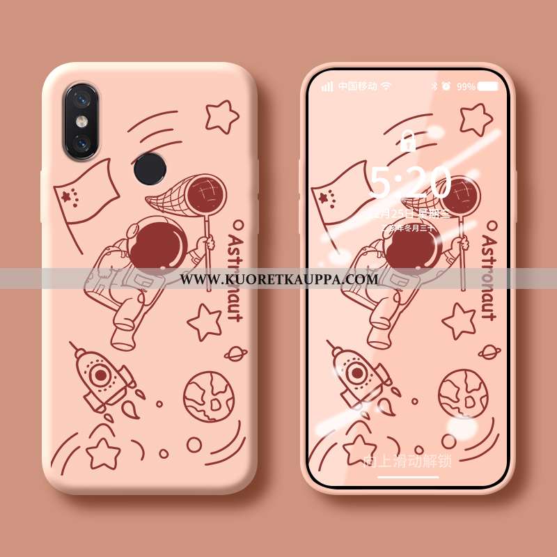 Kuori Xiaomi Mi 8, Kuoret Xiaomi Mi 8, Kotelo Xiaomi Mi 8 Suuntaus Pehmeä Neste Tuuli Silikoni Sinin