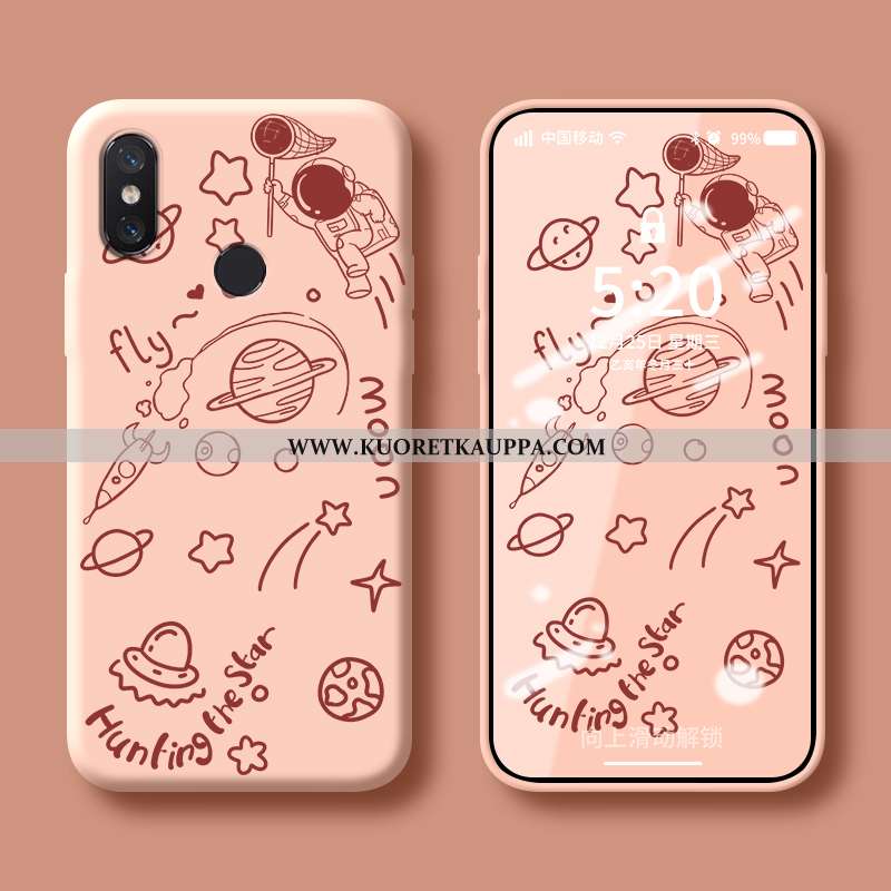 Kuori Xiaomi Mi 8, Kuoret Xiaomi Mi 8, Kotelo Xiaomi Mi 8 Suuntaus Pehmeä Neste Tuuli Silikoni Sinin