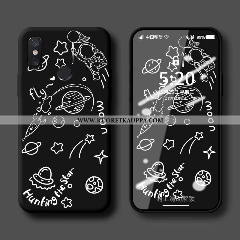 Kuori Xiaomi Mi 8, Kuoret Xiaomi Mi 8, Kotelo Xiaomi Mi 8 Suuntaus Pehmeä Neste Tuuli Silikoni Sinin