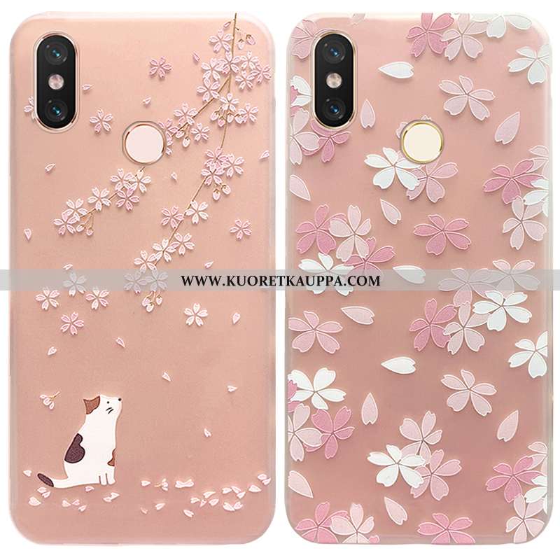 Kuori Xiaomi Mi 8, Kuoret Xiaomi Mi 8, Kotelo Xiaomi Mi 8 Suuntaus Ultra Silikoni Pieni Pinkki