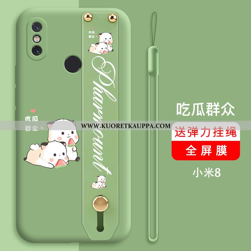 Kuori Xiaomi Mi 8, Kuoret Xiaomi Mi 8, Kotelo Xiaomi Mi 8 Tila Persoonallisuus Vihreä Suuntaus Murtu