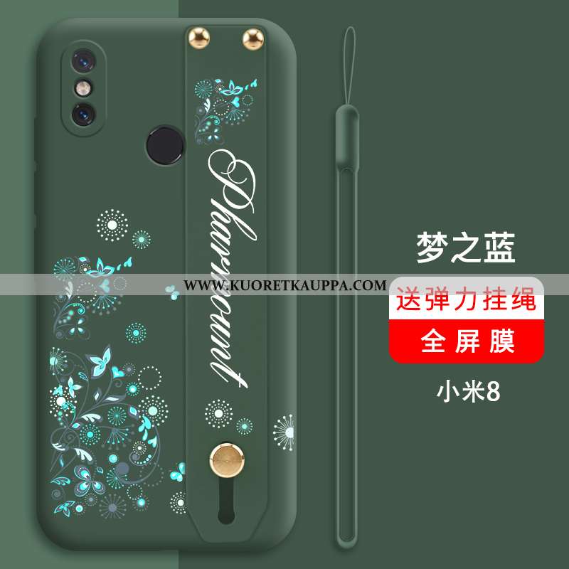 Kuori Xiaomi Mi 8, Kuoret Xiaomi Mi 8, Kotelo Xiaomi Mi 8 Tila Persoonallisuus Vihreä Suuntaus Murtu