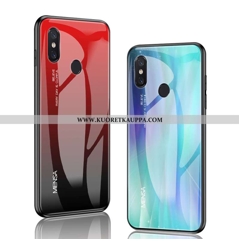 Kuori Xiaomi Mi 8, Kuoret Xiaomi Mi 8, Kotelo Xiaomi Mi 8 Ultra Valo Peili Pieni Yksinkertainen Vihr
