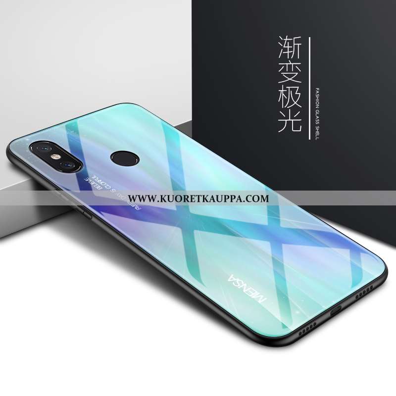 Kuori Xiaomi Mi 8, Kuoret Xiaomi Mi 8, Kotelo Xiaomi Mi 8 Ultra Valo Peili Pieni Yksinkertainen Vihr