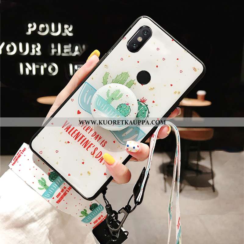 Kuori Xiaomi Mi 8, Kuoret Xiaomi Mi 8, Kotelo Xiaomi Mi 8 Valo Silikoni Murtumaton Net Red Suojaus V