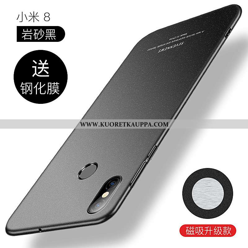 Kuori Xiaomi Mi 8, Kuoret Xiaomi Mi 8, Kotelo Xiaomi Mi 8 Valo Suojaus Kova Puhelimen Luova Mustat
