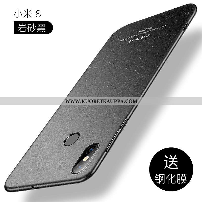 Kuori Xiaomi Mi 8, Kuoret Xiaomi Mi 8, Kotelo Xiaomi Mi 8 Valo Suojaus Kova Puhelimen Luova Mustat