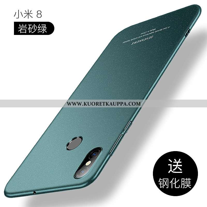 Kuori Xiaomi Mi 8, Kuoret Xiaomi Mi 8, Kotelo Xiaomi Mi 8 Valo Suojaus Kova Puhelimen Luova Mustat
