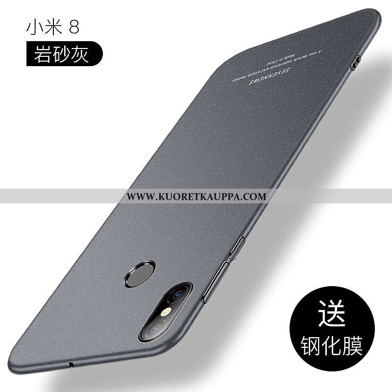 Kuori Xiaomi Mi 8, Kuoret Xiaomi Mi 8, Kotelo Xiaomi Mi 8 Valo Suojaus Kova Puhelimen Luova Mustat