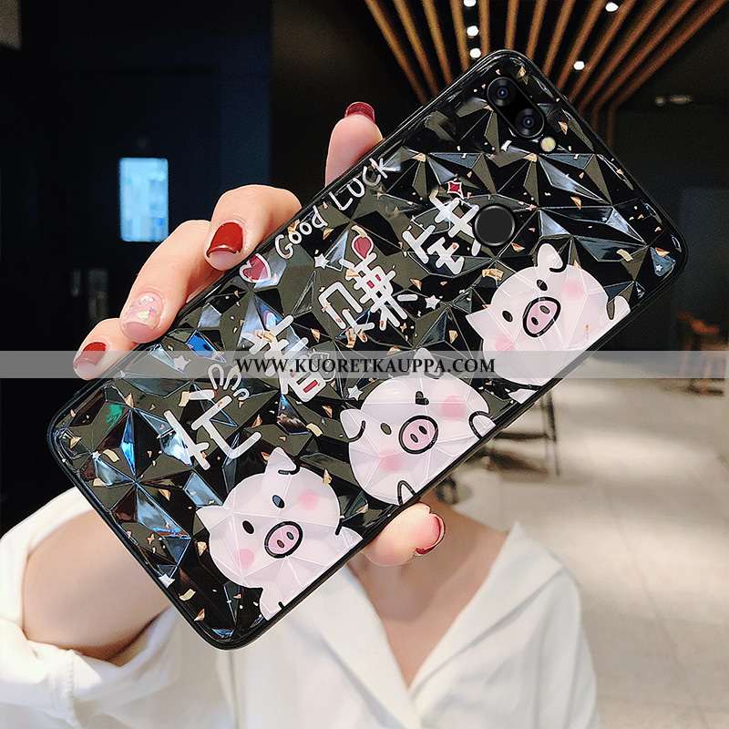 Kuori Xiaomi Mi 8 Lite, Kuoret Xiaomi Mi 8 Lite, Kotelo Xiaomi Mi 8 Lite Lasi Persoonallisuus Näytön