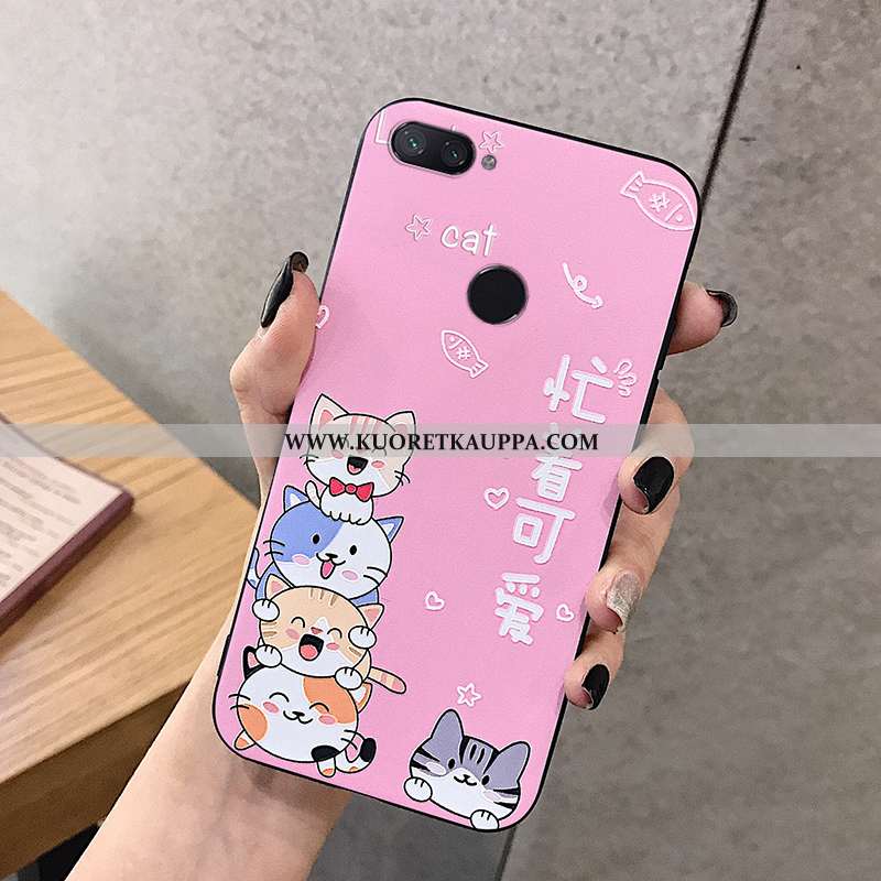 Kuori Xiaomi Mi 8 Lite, Kuoret Xiaomi Mi 8 Lite, Kotelo Xiaomi Mi 8 Lite Luova Kohokuviointi Nuoret 