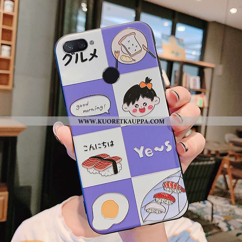 Kuori Xiaomi Mi 8 Lite, Kuoret Xiaomi Mi 8 Lite, Kotelo Xiaomi Mi 8 Lite Luova Kohokuviointi Nuoret 