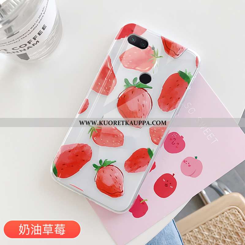 Kuori Xiaomi Mi 8 Lite, Kuoret Xiaomi Mi 8 Lite, Kotelo Xiaomi Mi 8 Lite Läpinäkyvä Suuntaus Jauhe S