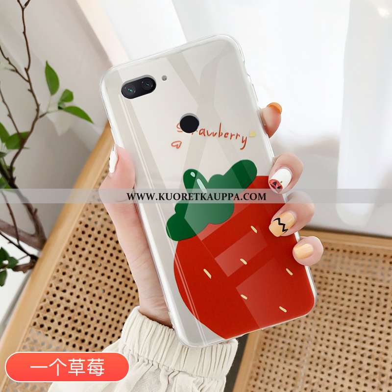 Kuori Xiaomi Mi 8 Lite, Kuoret Xiaomi Mi 8 Lite, Kotelo Xiaomi Mi 8 Lite Läpinäkyvä Suuntaus Jauhe S