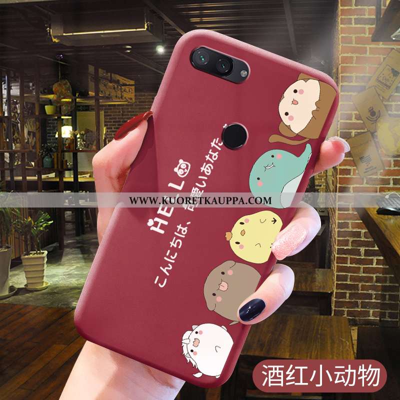 Kuori Xiaomi Mi 8 Lite, Kuoret Xiaomi Mi 8 Lite, Kotelo Xiaomi Mi 8 Lite Näytönsuojus Silikoni Rakas