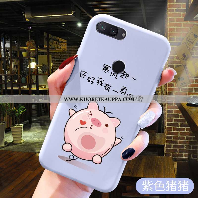 Kuori Xiaomi Mi 8 Lite, Kuoret Xiaomi Mi 8 Lite, Kotelo Xiaomi Mi 8 Lite Näytönsuojus Silikoni Rakas