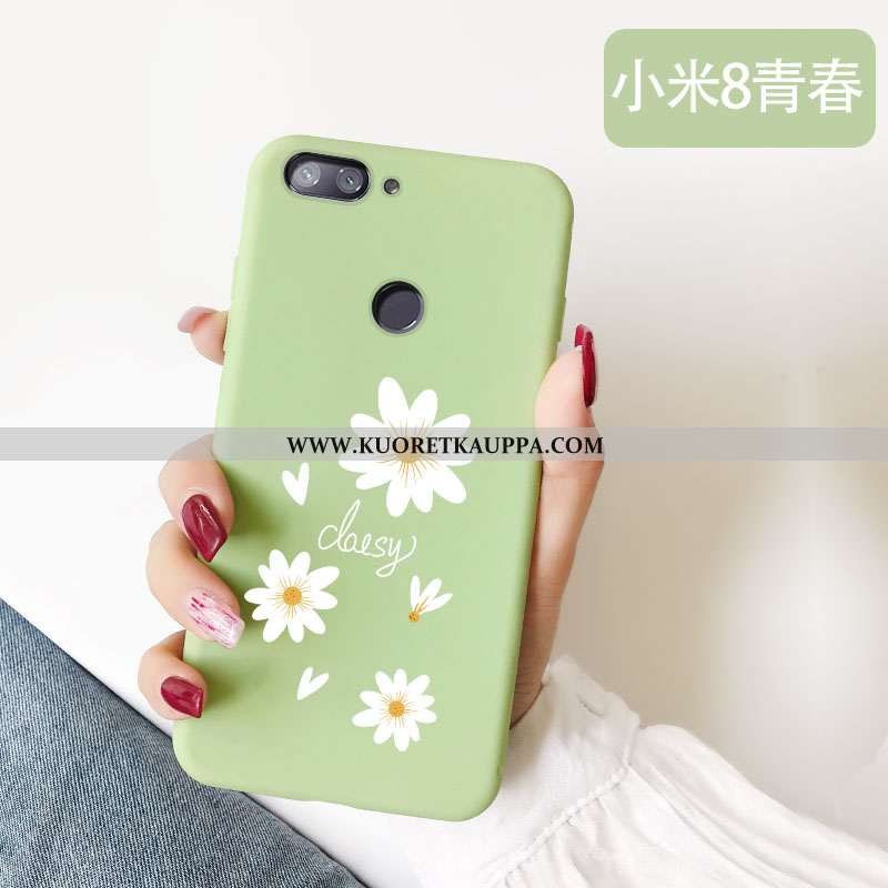 Kuori Xiaomi Mi 8 Lite, Kuoret Xiaomi Mi 8 Lite, Kotelo Xiaomi Mi 8 Lite Pehmeä Neste Valo Puhelimen