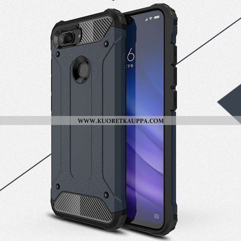 Kuori Xiaomi Mi 8 Lite, Kuoret Xiaomi Mi 8 Lite, Kotelo Xiaomi Mi 8 Lite Pesty Suede Kukkakuvio Kova
