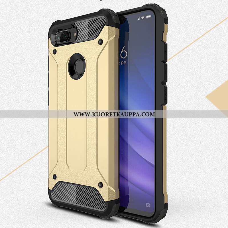 Kuori Xiaomi Mi 8 Lite, Kuoret Xiaomi Mi 8 Lite, Kotelo Xiaomi Mi 8 Lite Pesty Suede Kukkakuvio Kova
