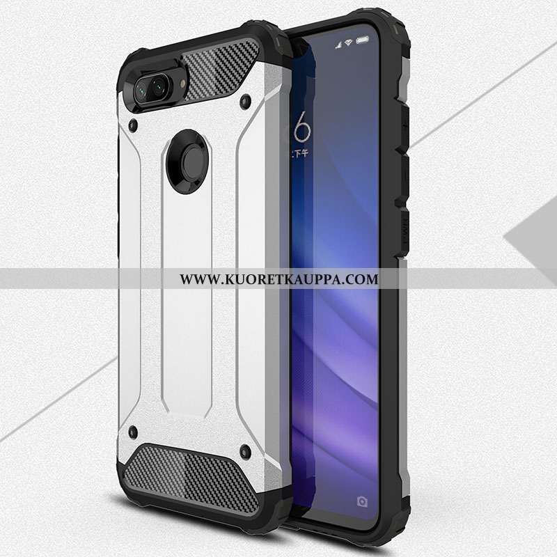 Kuori Xiaomi Mi 8 Lite, Kuoret Xiaomi Mi 8 Lite, Kotelo Xiaomi Mi 8 Lite Pesty Suede Kukkakuvio Kova