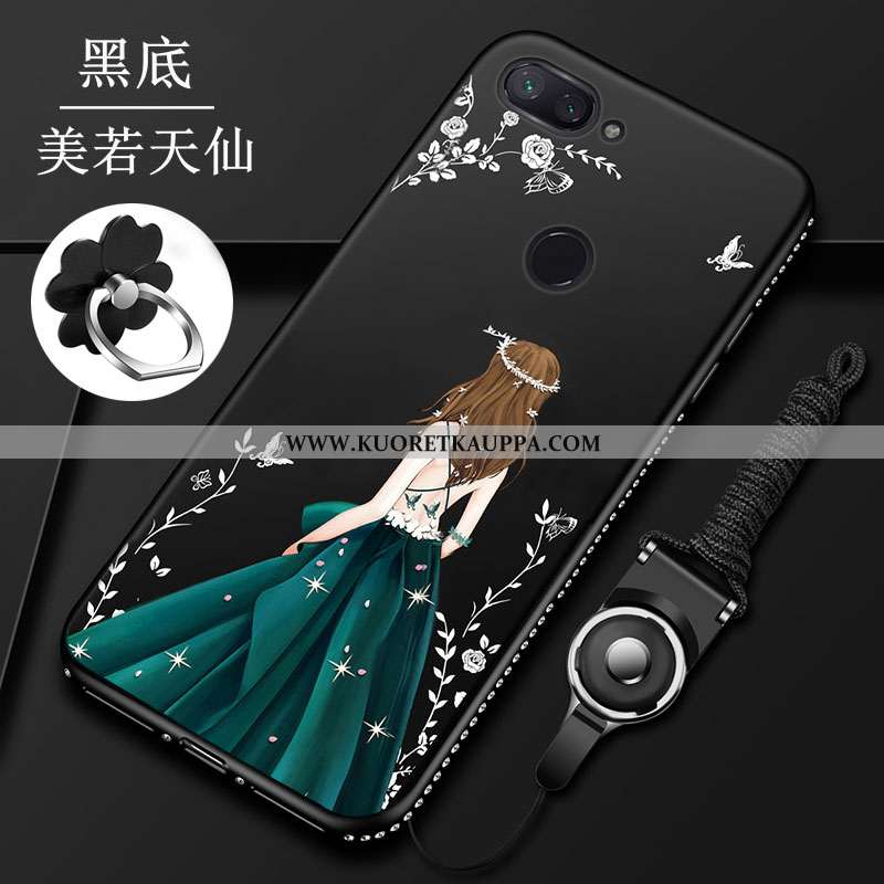 Kuori Xiaomi Mi 8 Lite, Kuoret Xiaomi Mi 8 Lite, Kotelo Xiaomi Mi 8 Lite Pesty Suede Ripustettavat K