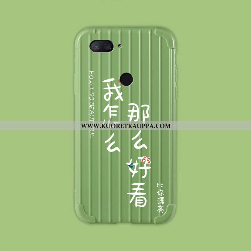 Kuori Xiaomi Mi 8 Lite, Kuoret Xiaomi Mi 8 Lite, Kotelo Xiaomi Mi 8 Lite Sarjakuva Ihana Silikoni Pe