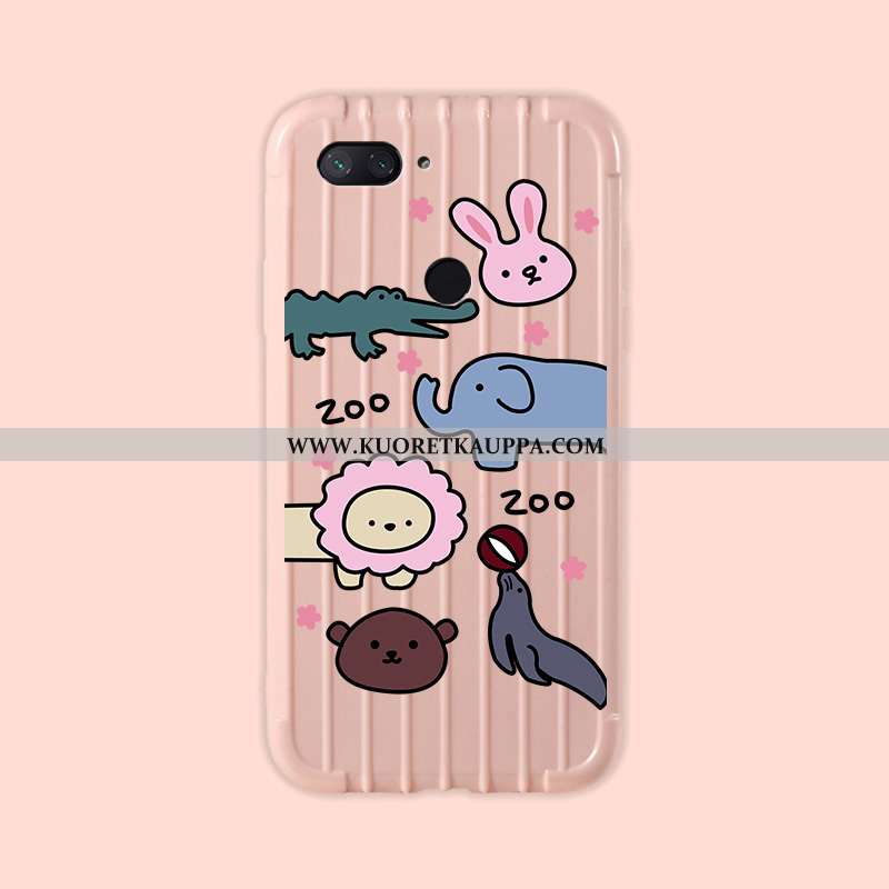 Kuori Xiaomi Mi 8 Lite, Kuoret Xiaomi Mi 8 Lite, Kotelo Xiaomi Mi 8 Lite Sarjakuva Ihana Silikoni Pe