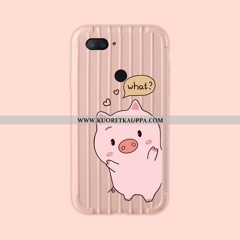 Kuori Xiaomi Mi 8 Lite, Kuoret Xiaomi Mi 8 Lite, Kotelo Xiaomi Mi 8 Lite Sarjakuva Ihana Silikoni Pe