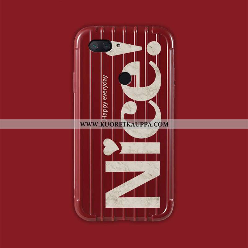 Kuori Xiaomi Mi 8 Lite, Kuoret Xiaomi Mi 8 Lite, Kotelo Xiaomi Mi 8 Lite Sarjakuva Ihana Silikoni Pe