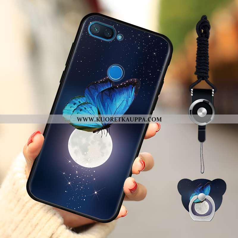 Kuori Xiaomi Mi 8 Lite, Kuoret Xiaomi Mi 8 Lite, Kotelo Xiaomi Mi 8 Lite Sarjakuva Pehmeä Neste Pest